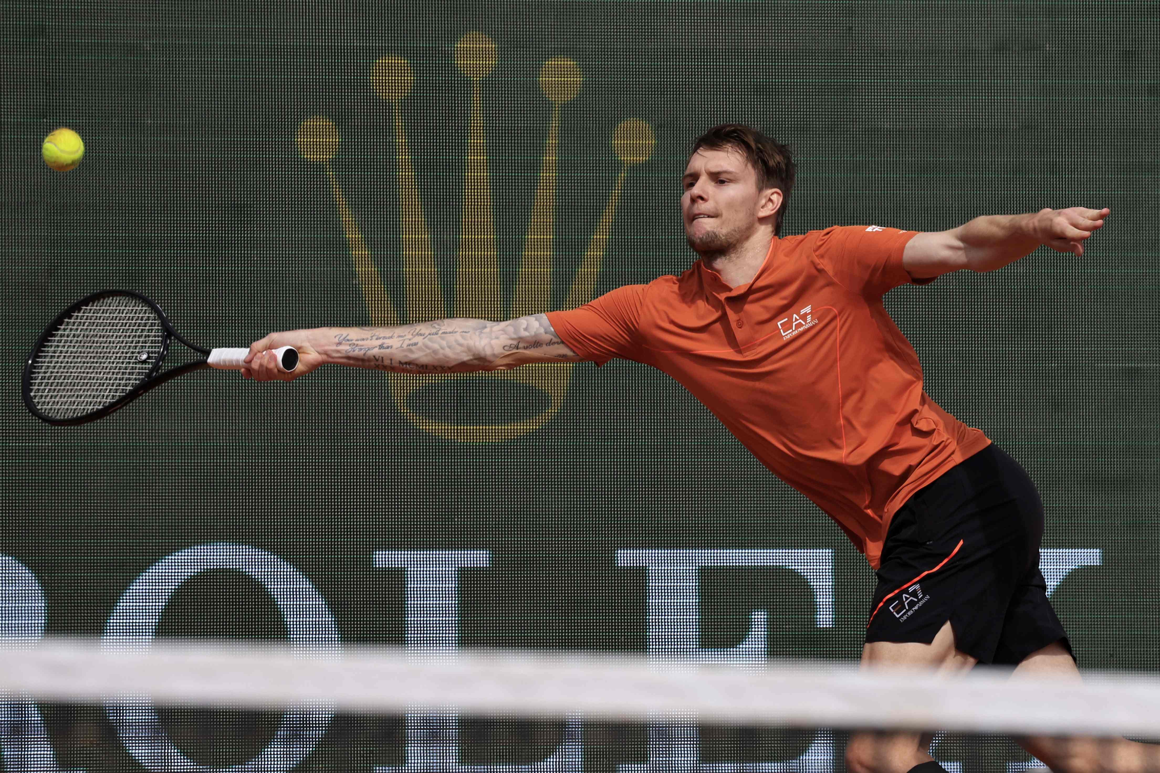 蒙特卡洛大师赛鏖战戴维斯杯,兹维列夫高光表现 蒙特卡洛大师赛鏖战戴维斯杯,兹维列夫高光表现